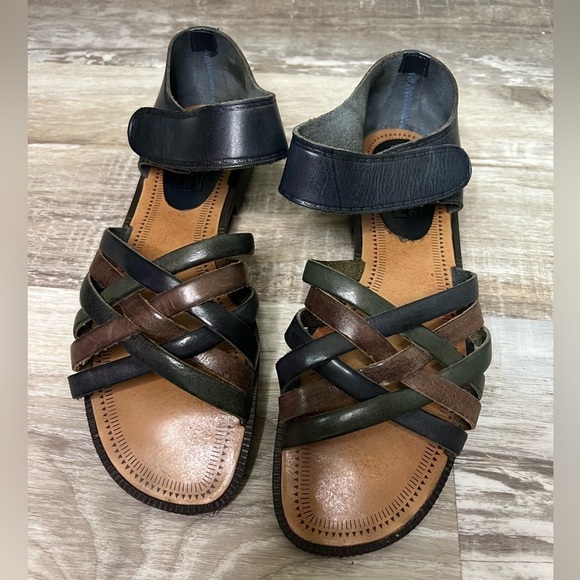 Karen Scott Sandals Arrow Blue Multi Azul‎ 8 - Picture 1 of 6